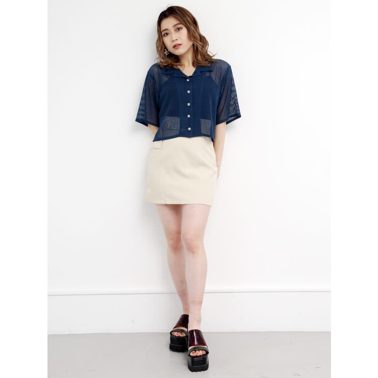 ワイドベルトミニスカート | MURUA | 詳細画像6 