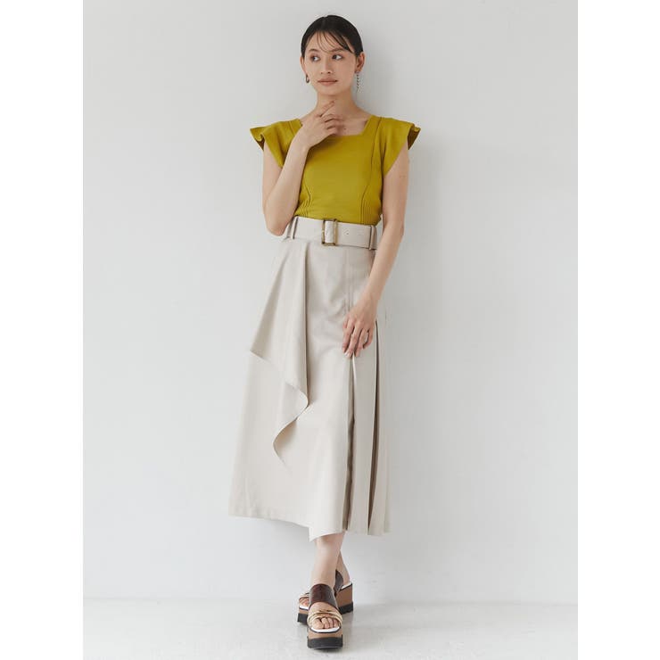 スクエアフリルニットタンク | MURUA | 詳細画像3 