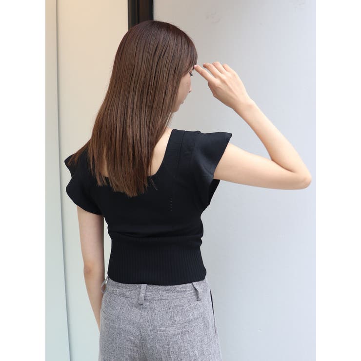 スクエアフリルニットタンク | MURUA | 詳細画像7 