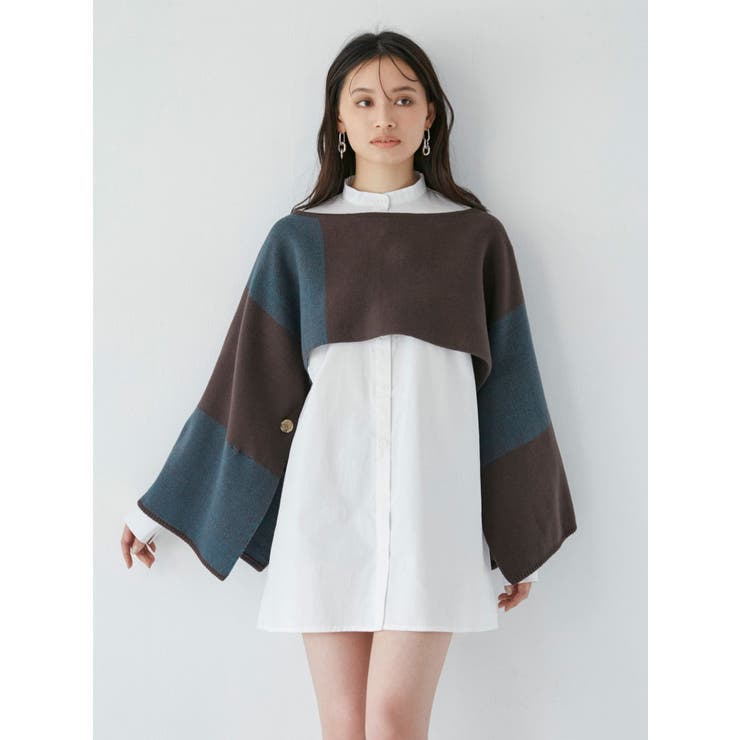 レイヤードニットシャツワンピース | MURUA | 詳細画像23 