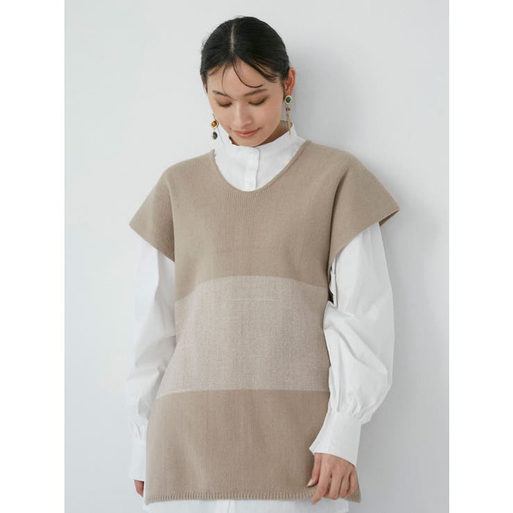 レイヤードニットシャツワンピース | MURUA | 詳細画像27 