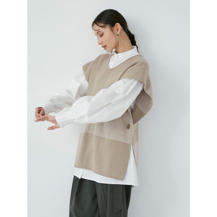 レイヤードニットシャツワンピース | MURUA | 詳細画像28 