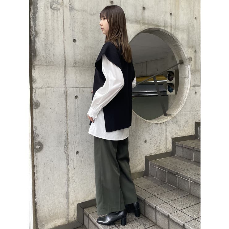 レイヤードニットシャツワンピース | MURUA | 詳細画像35 