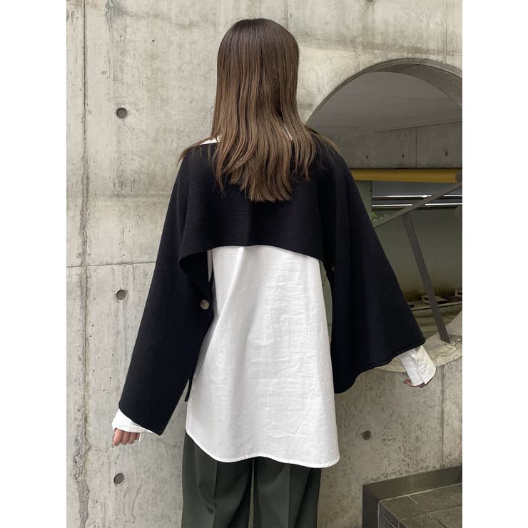 レイヤードニットシャツワンピース | MURUA | 詳細画像37 