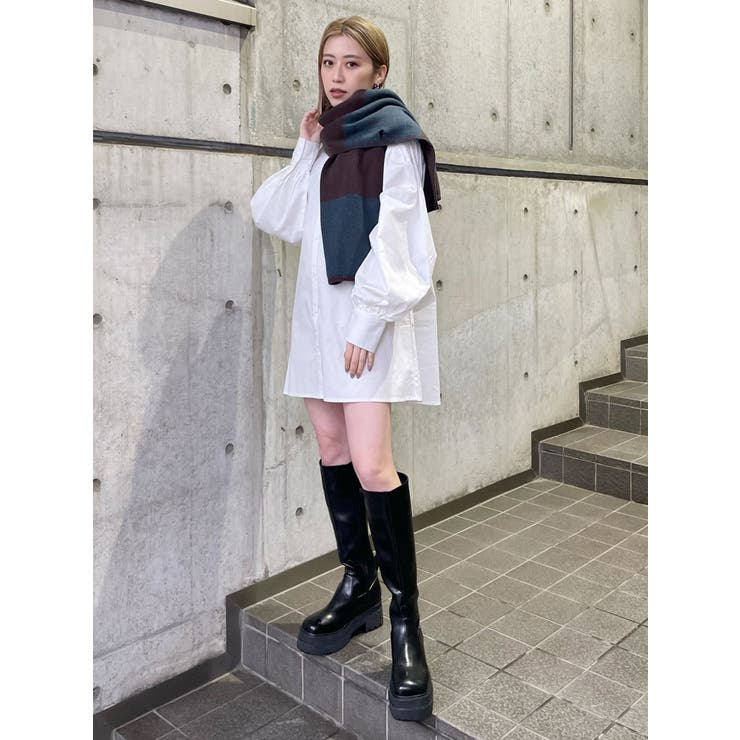 レイヤードニットシャツワンピース | MURUA | 詳細画像46 