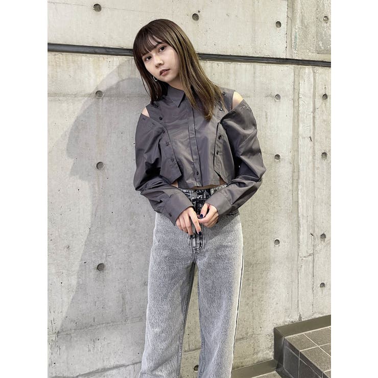 2WAYシャツ[品番：MKSW0052908]｜MURUA（ムルーア）のレディース