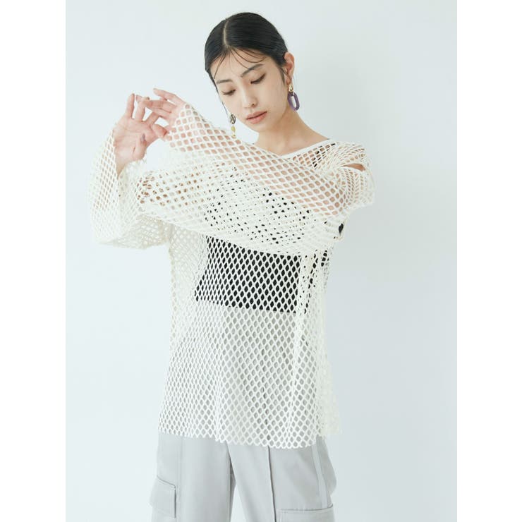 マルチWAYメッシュトップス[品番：MKSW0052866]｜MURUA
