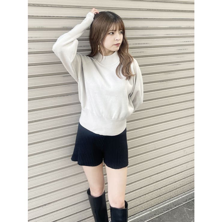 リブニットキュロット【ショートパンツ】[品番：MKSW0053207]｜MURUA（ムルーア）のレディースファッション通販｜SHOPLIST（ショップリスト）