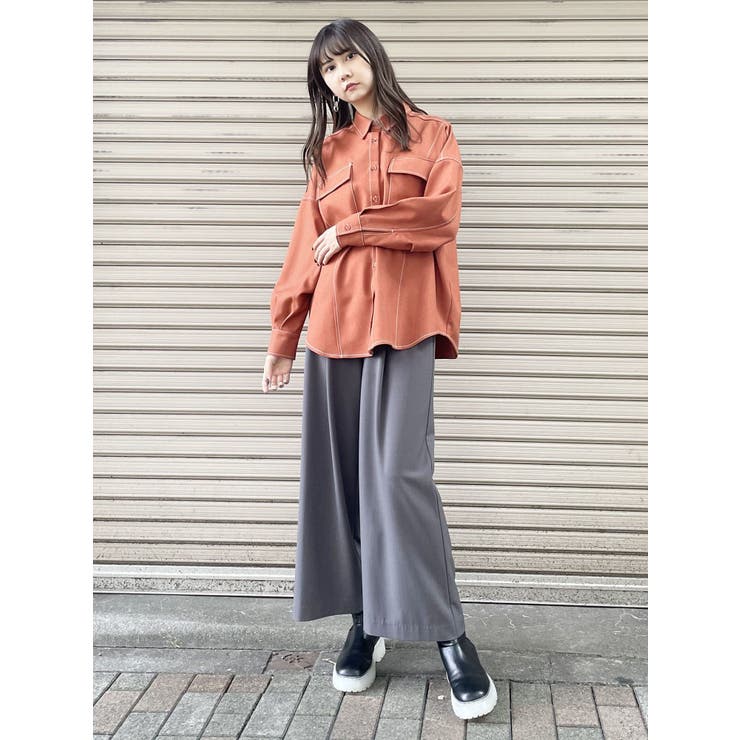 ハイウエストタックワイドパンツ[品番：MKSW0054097]｜MURUA
