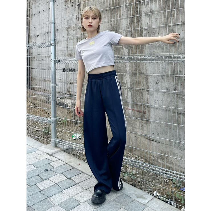 【関税込み】Re/Done ブラック Sunland トラックパンツ サイドライントラックパンツ 春 夏[品番：SHNW0008775]｜SHEENA