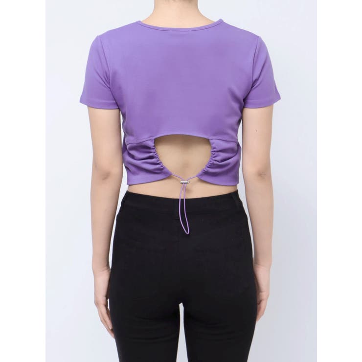 サークルバックコンパクトカットソー | MURUA | 詳細画像16 