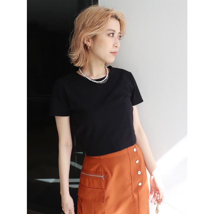 サークルバックコンパクトカットソー | MURUA | 詳細画像3 