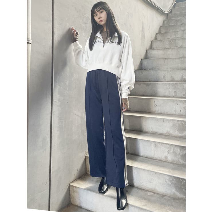 クロップトハーフジップスウェット[品番：MKSW0052864]｜MURUA