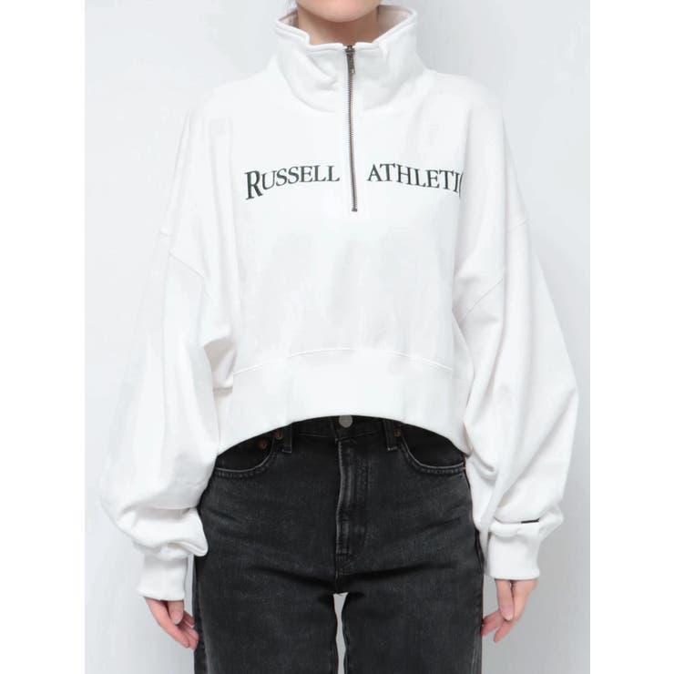 クロップトハーフジップスウェット[品番：MKSW0052864]｜MURUA