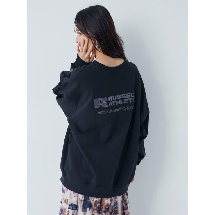 RUSSELL ATHLETIC×MURUA】オーバーサイズロゴスウェット[品番