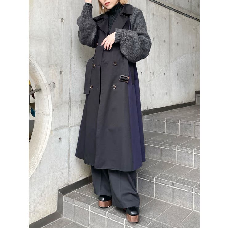 ブラック | マルチウェイボレロトレンチコート | MURUA