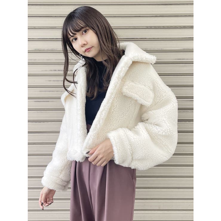 ボアショートGジャン[品番：MKSW0053939]｜MURUA（ムルーア