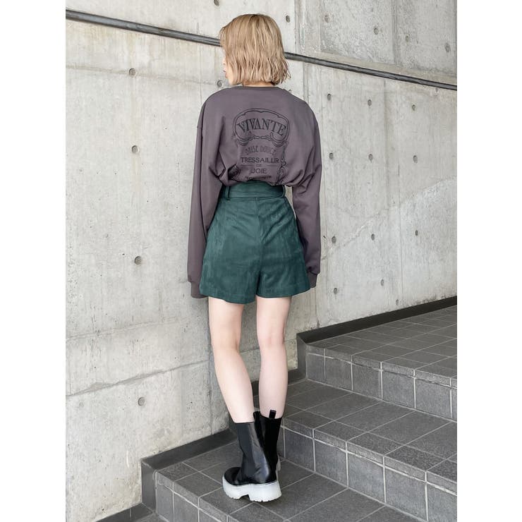 フェイクスエードショートパンツ[品番：MKSW0054754]｜MURUA