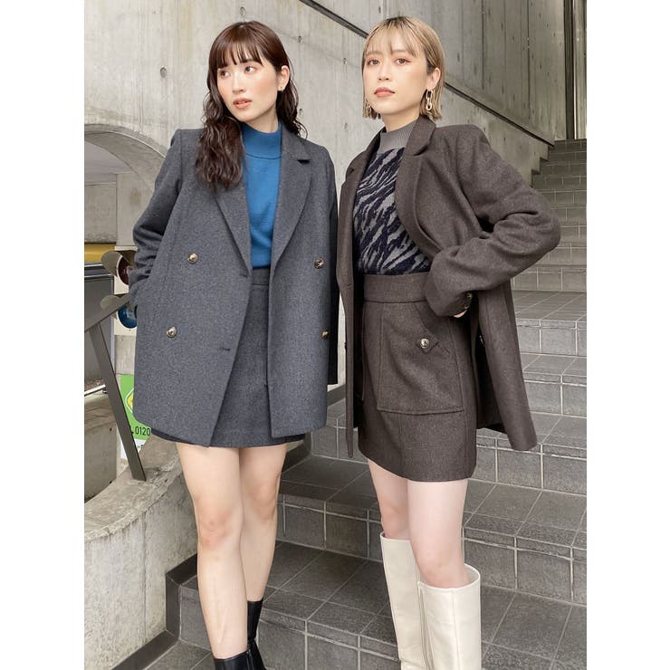 ウールライクミニスカート[品番：MKSW0054381]｜MURUA（ムルーア