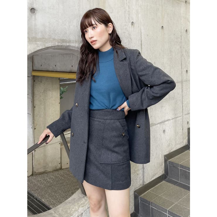 ウールライクミニスカート[品番：MKSW0054381]｜MURUA（ムルーア