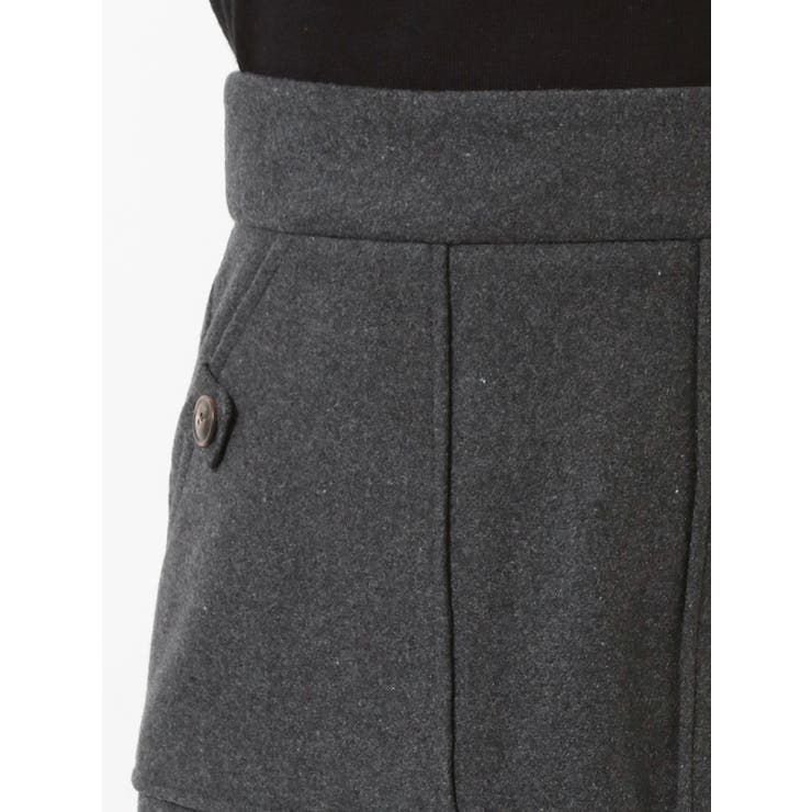 【30%off】新品未使用タグ付mimi&rogerストライプウールミニスカート ウールライクミニスカート[品番：MKSW0054381]｜MURUA（ムルーア