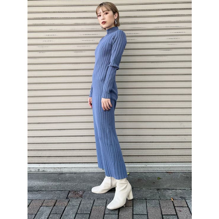 ランダムリブニットワンピース[品番：MKSW0054579]｜MURUA（ムルーア