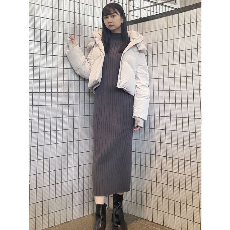 ランダムリブニットワンピース[品番：MKSW0054579]｜MURUA