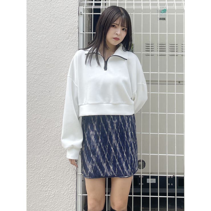 グラデーションガーターニットミニスカート | MURUA | 詳細画像10 