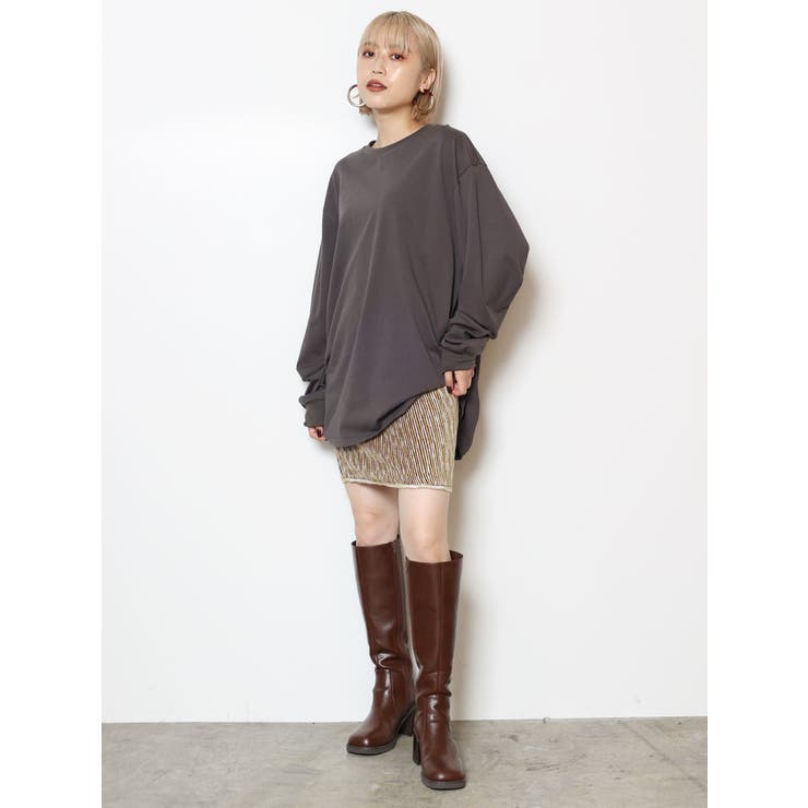 グラデーションガーターニットミニスカート | MURUA | 詳細画像23 