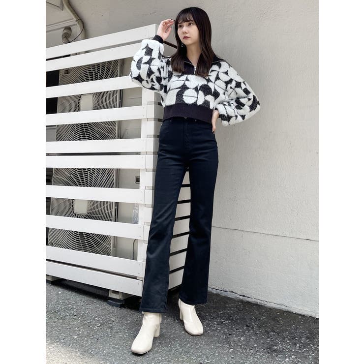 フロントZIPフェザーニット | MURUA | 詳細画像16