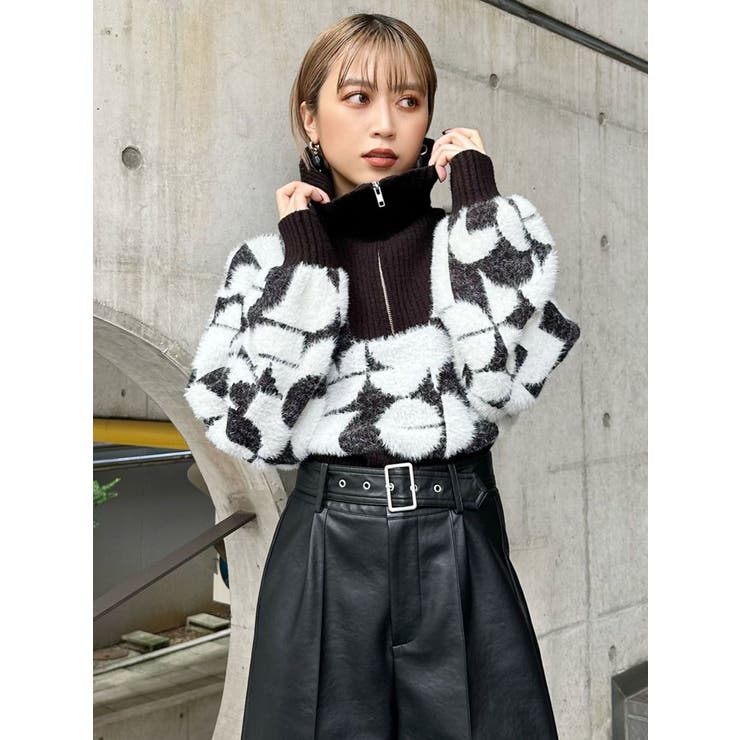 フロントZIPフェザーニット | MURUA | 詳細画像27