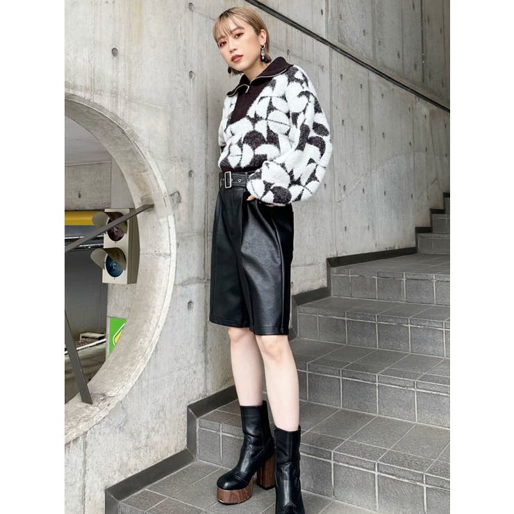 フロントZIPフェザーニット | MURUA | 詳細画像30