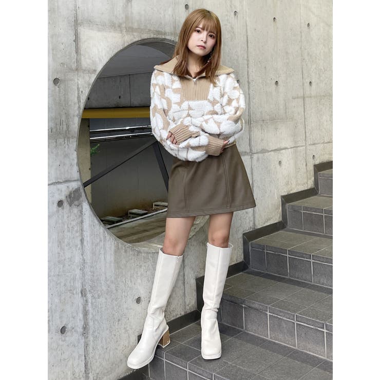 フロントZIPフェザーニット | MURUA | 詳細画像34