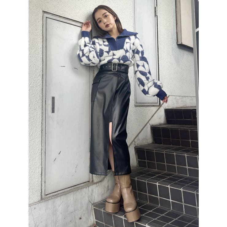 フロントZIPフェザーニット | MURUA | 詳細画像36