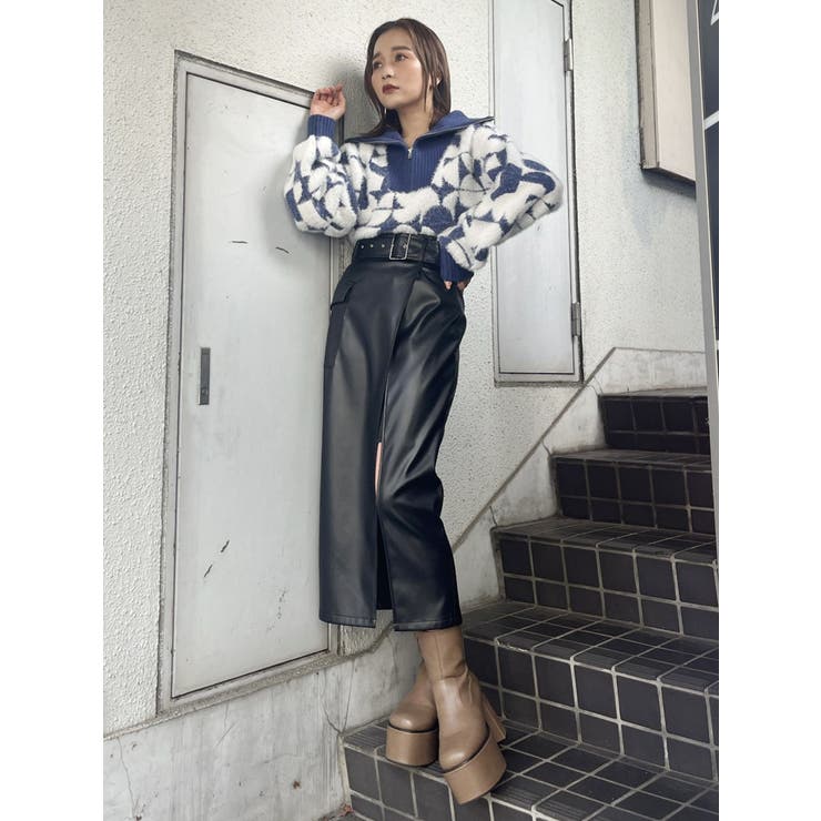 フロントZIPフェザーニット | MURUA | 詳細画像37