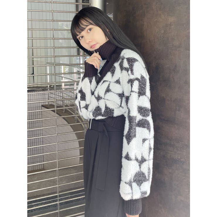 フロントZIPフェザーニット | MURUA | 詳細画像40