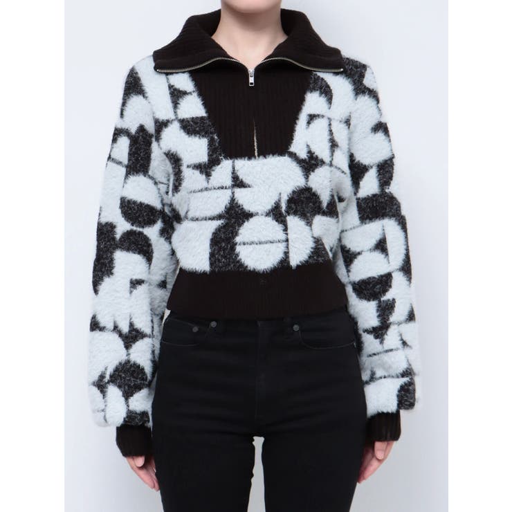 フロントZIPフェザーニット | MURUA | 詳細画像46