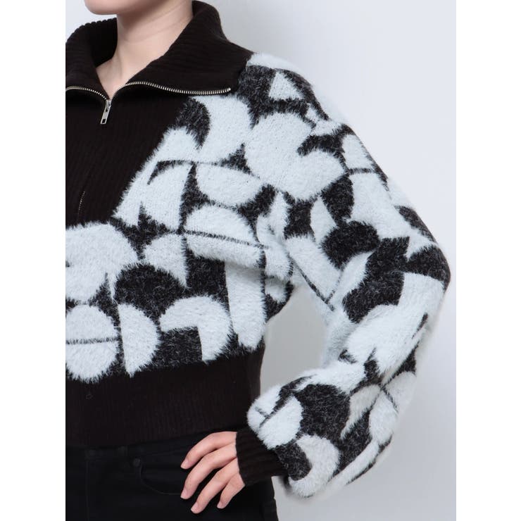 フロントZIPフェザーニット | MURUA | 詳細画像50