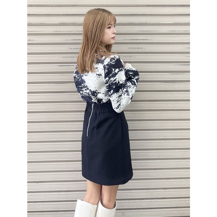 ジャガードボトルネックニット【WEB限定】[品番：MKSW0054415]｜MURUA