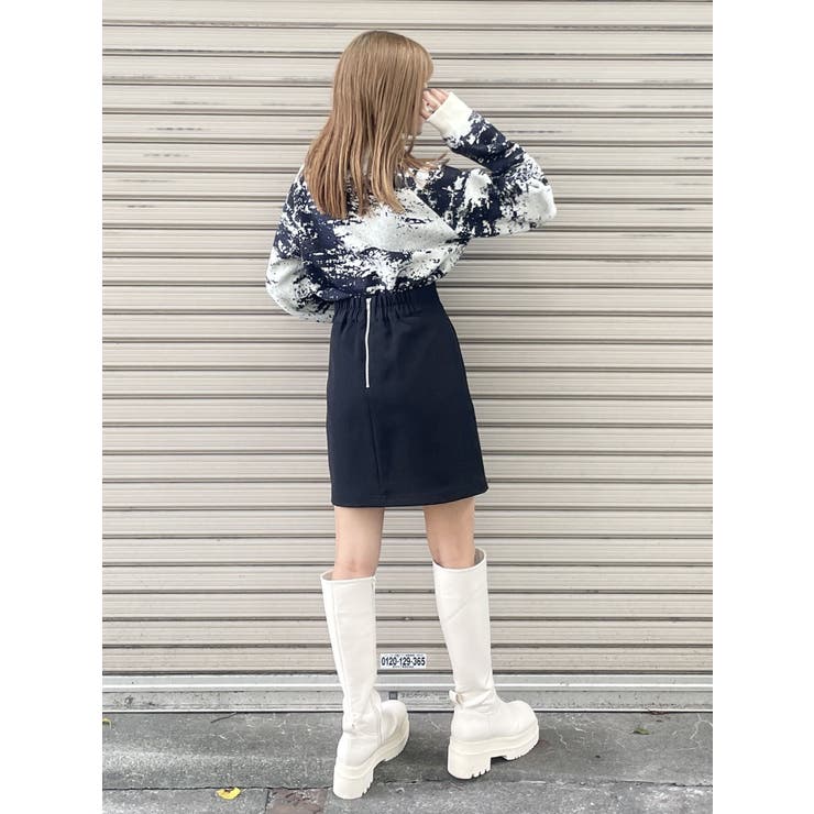 ジャガードボトルネックニット【WEB限定】[品番：MKSW0054415]｜MURUA