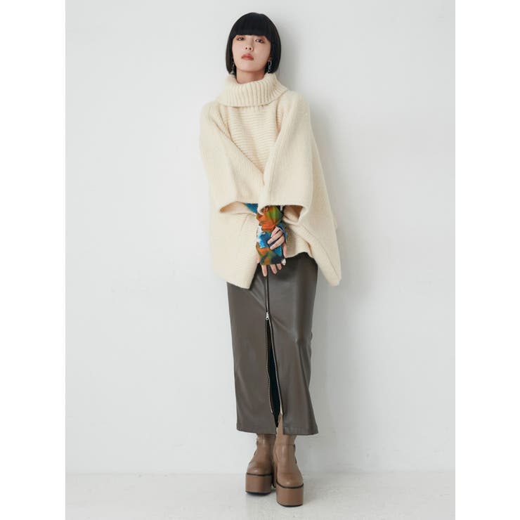 ハイネックオーバーシルエットニット【WEB限定】 | MURUA | 詳細画像7 