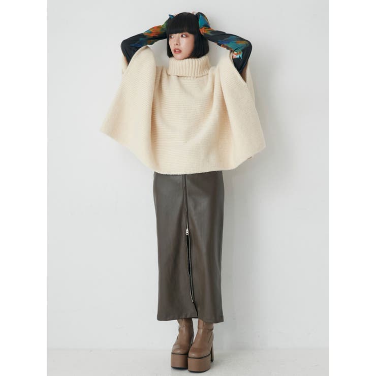 ハイネックオーバーシルエットニット【WEB限定】 | MURUA | 詳細画像8 