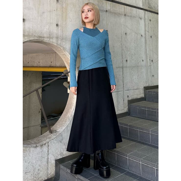 ラメカシュクールトップス[品番：MKSW0056488]｜MURUA（ムルーア）のレディースファッション通販｜SHOPLIST（ショップリスト）