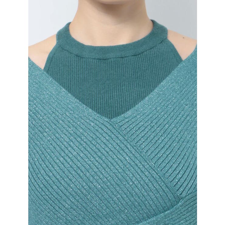 ラメカシュクールトップス[品番：MKSW0056488]｜MURUA（ムルーア）の