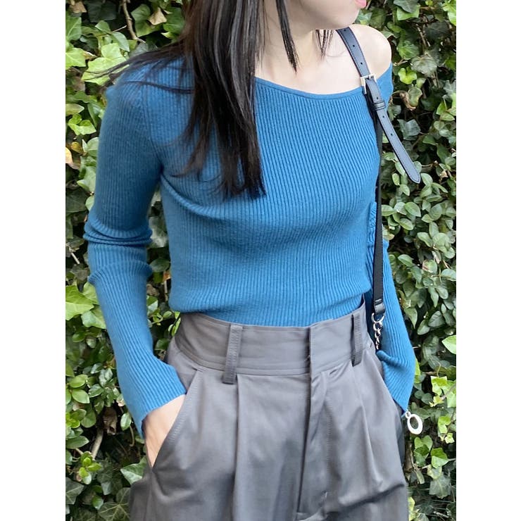 スリットスリーブワンショルニット | MURUA | 詳細画像34 