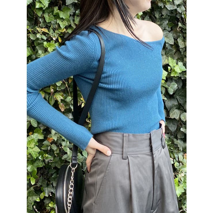 スリットスリーブワンショルニット | MURUA | 詳細画像35 