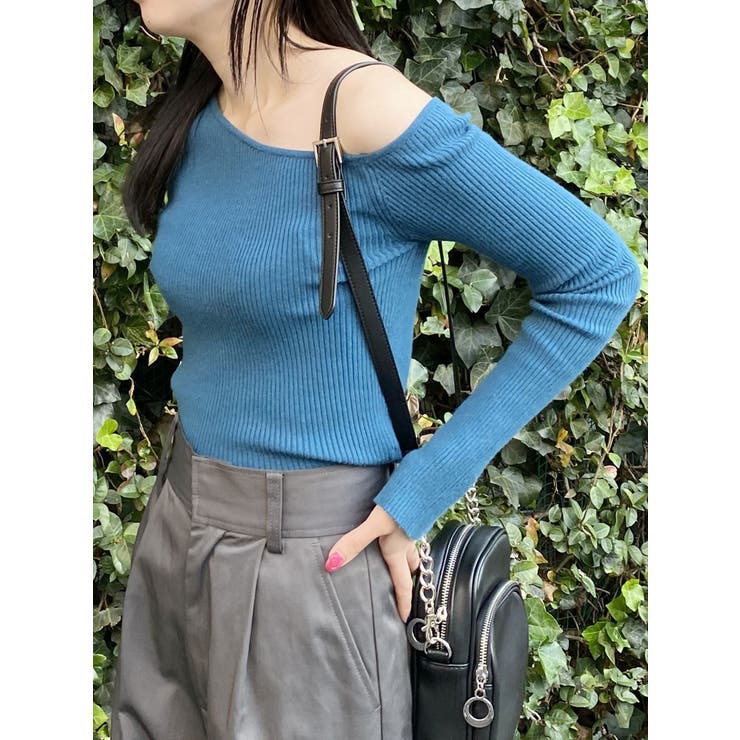 スリットスリーブワンショルニット | MURUA | 詳細画像36 