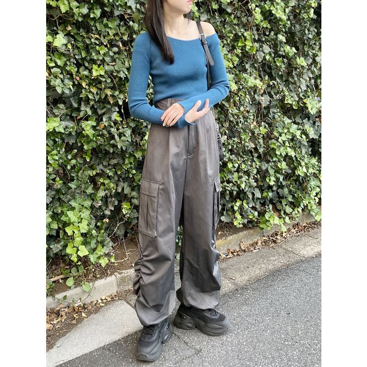 スリットスリーブワンショルニット | MURUA | 詳細画像38 