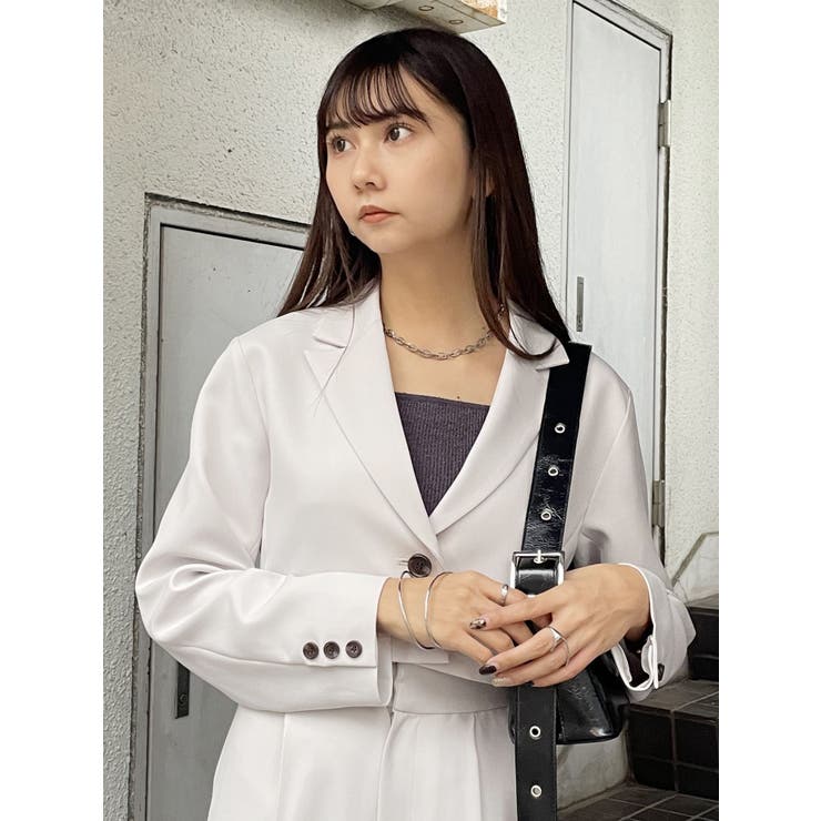 パウダーツイルショートジャケット[品番：MKSW0055191]｜MURUA