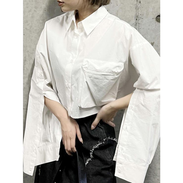 3Dポケットクロップトシャツ[品番：MKSW0055200]｜MURUA（ムルーア）の 